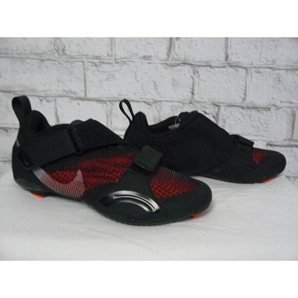 Nike SuperRep Cycle Indoor Spin Class Crimson SPD Shoes 6.5 NEW - Picture 1 of 6